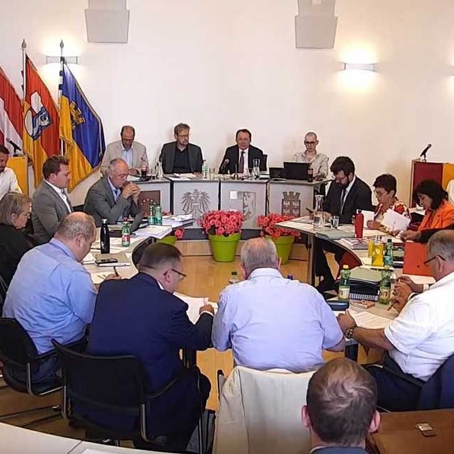 Gemeinderatssitzung im Rathaussaal St. Pölten