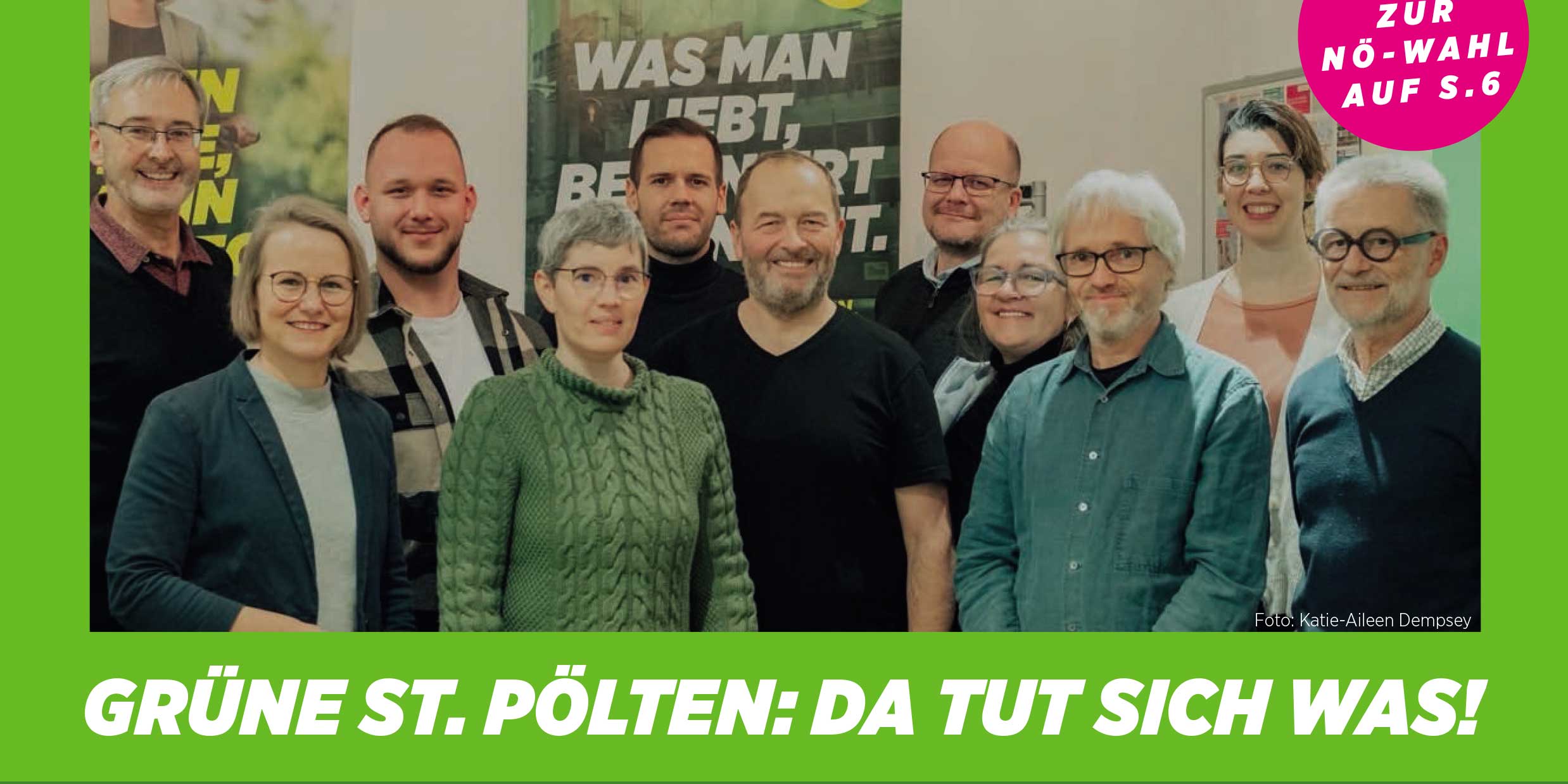 Titelbild der Grünen Zeitung 2023-01