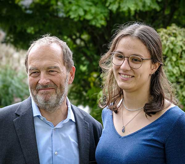 Walter Heimerl-Lesnik und Lisa-Maria Koban, das grüne Spitzenduo für die Gemeinderatswahl 2026