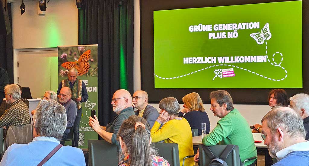 Menschen über 50 beim ersten Vernetzungstreffen der Grünen Generation plus